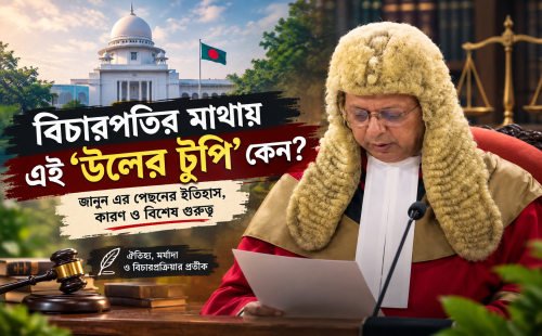 িচারপতির মাথায় উলের টুপি—ঐতিহ্যের নেপথ্যে কী রহস্য?
